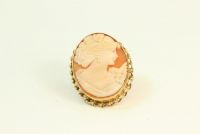 9ct Gold Cameo Brooch